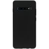Liquid Silicone Backcover Samsung Galaxy S10 Plus - Zwart - Zwart / Black