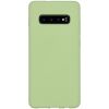 Liquid Silicone Backcover Samsung Galaxy S10 Plus - Groen - Groen / Green