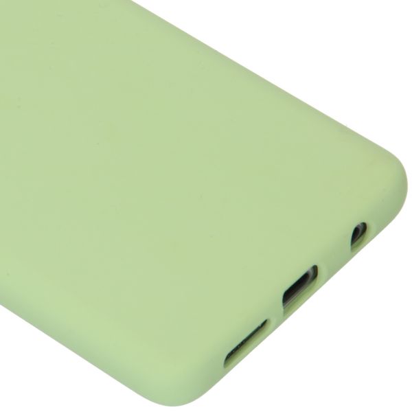 Liquid Silicone Backcover Samsung Galaxy S10 Plus - Groen - Groen / Green