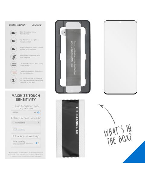 Accezz Glass Screenprotector + Applicator Samsung Galaxy S20