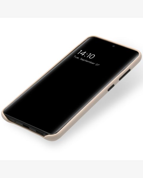 Selencia Gaia Slang Backcover Samsung Galaxy S20 - Wit / Weiß / White
