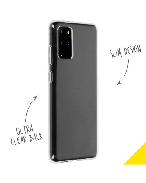 Accezz Clear Backcover Samsung Galaxy S20 Plus - Transparant / Transparent