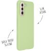 Accezz Liquid Silicone Backcover Samsung Galaxy S21 - Groen / Grün  / Green