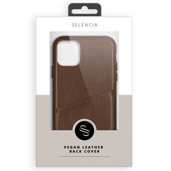 Selencia Vayu Vegan Lederen Backcover Samsung Galaxy S21 - Bruin / Braun  / Brown
