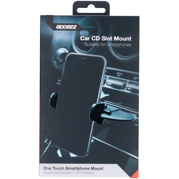 Car CD Slot Mount Houder - Zwart / Black