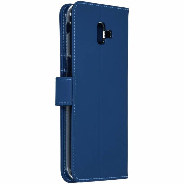 Wallet Softcase Booktype Samsung Galaxy J6 Plus - Blauw / Blue