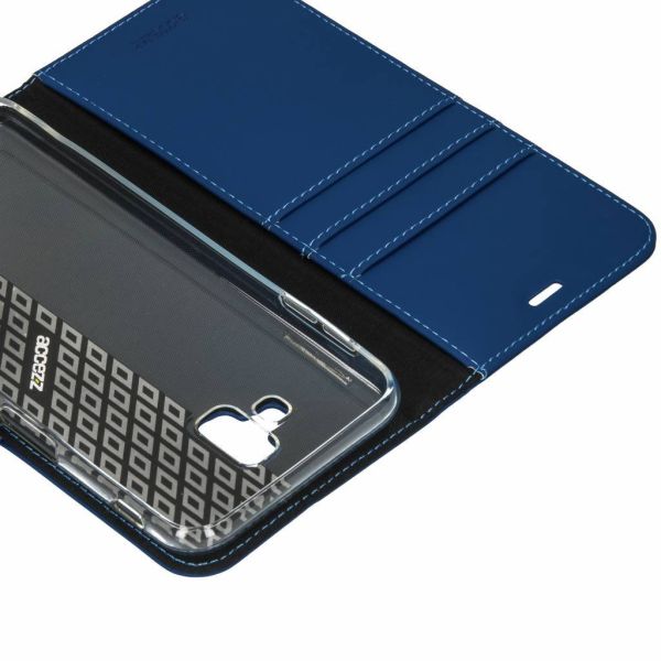 Wallet Softcase Booktype Samsung Galaxy J6 Plus - Blauw / Blue