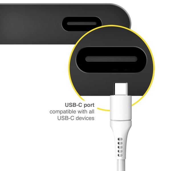 Accezz Lightning naar USB-C kabel - MFi certificering - 1 meter - Wit / Weiß / White