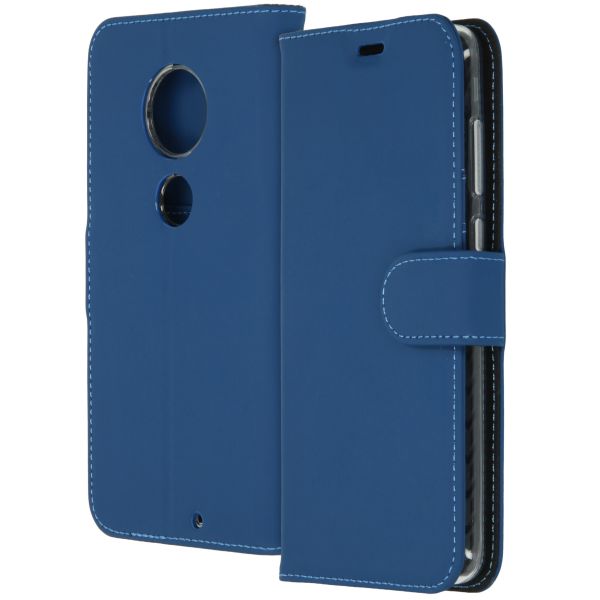 Accezz Wallet Softcase Booktype Moto G7 / G7 Plus - Donkerblauw / Dunkelblau  / Dark blue