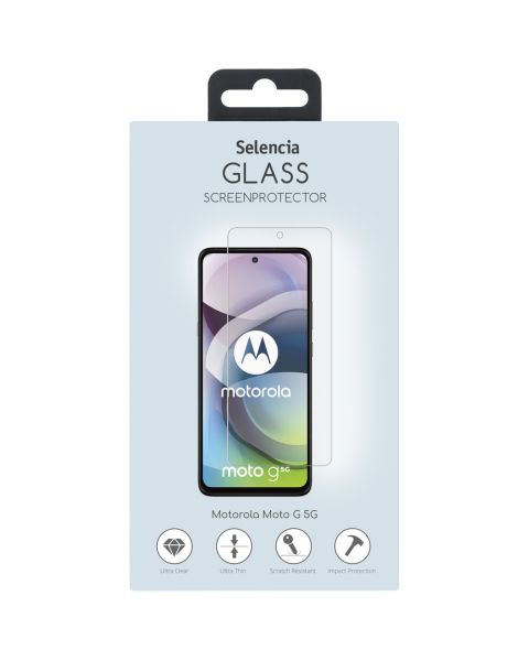 Selencia Gehard Glas Screenprotector Motorola Moto G 5G
