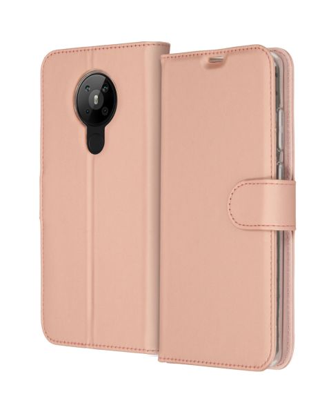 Accezz Wallet Softcase Bookcase Nokia 5.3 - Rosé Goud / Roségold