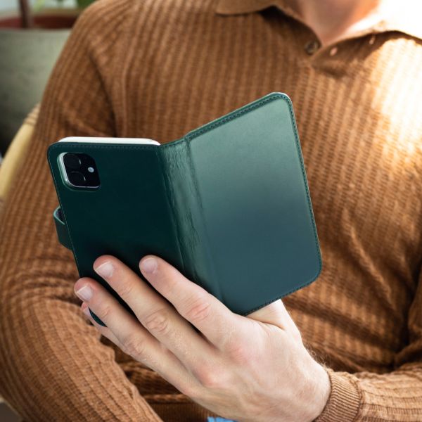 Echt Lederen Booktype Samsung Galaxy Note 9 - Groen / Green