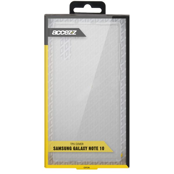 Accezz Clear Backcover Samsung Galaxy Note 10 - Transparant / Transparent