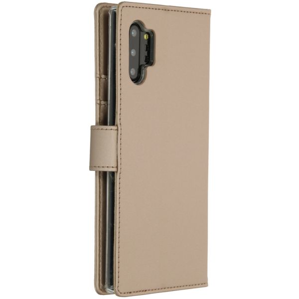 Wallet Softcase Booktype Samsung Galaxy Note 10 Plus - Goud - Goud / Gold