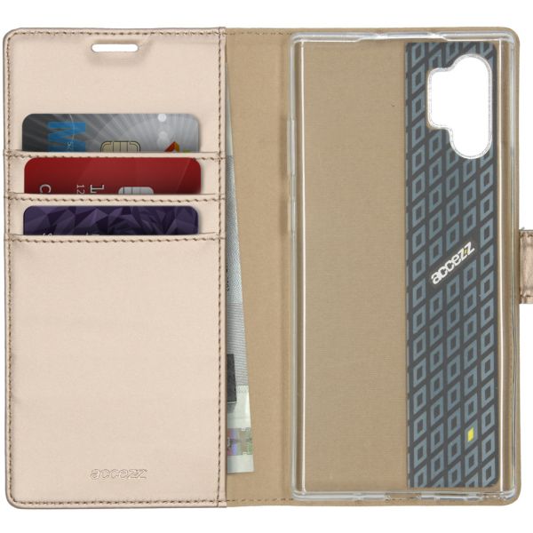 Wallet Softcase Booktype Samsung Galaxy Note 10 Plus - Goud - Goud / Gold