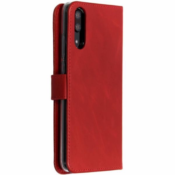 Selencia Echt Lederen Bookcase Huawei P20