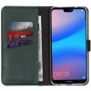 Selencia Echt Lederen Bookcase Huawei P20 Lite