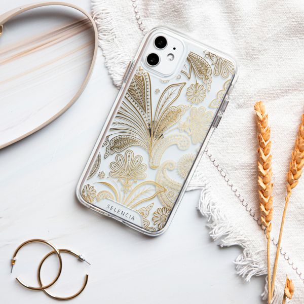 Selencia Zarya Fashion Extra Beschermende Backcover iPhone 11 - Paisley Gold