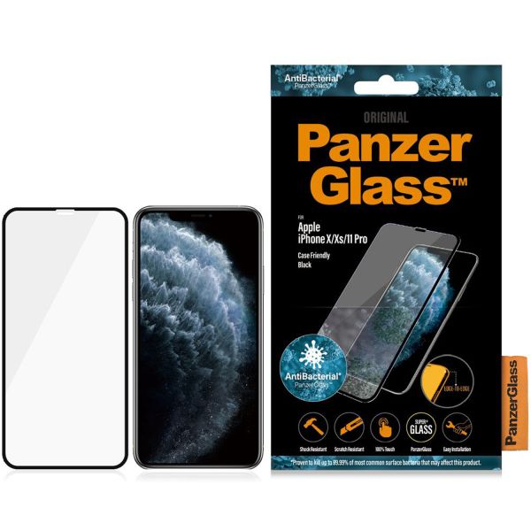 PanzerGlass Anti-Bacterial CF Screenprotector iPhone 11 Pro / Xs / X