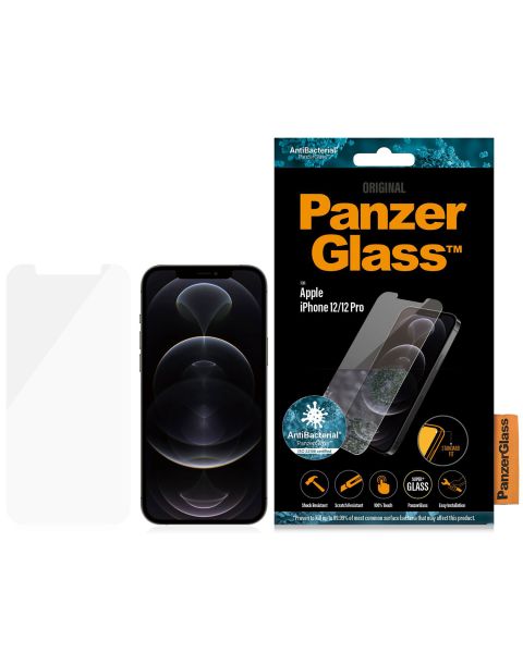 PanzerGlass Anti-Bacterial Screenprotector iPhone 12 (Pro)