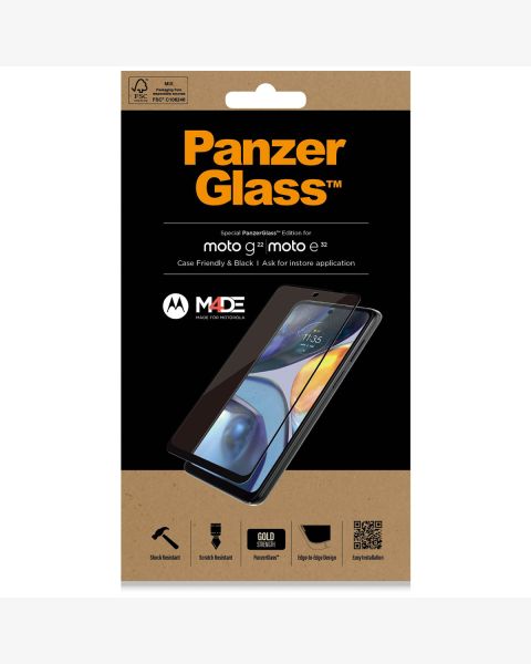 PanzerGlass Anti-Bacterial Case Friendly Screenprotector Motorola Moto G22 / E32(s)