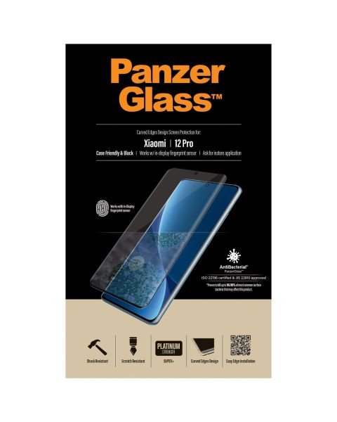 PanzerGlass Anti-Bacterial Case Friendly Screenprotector Xiaomi 12 Pro