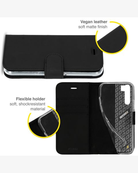 Accezz Wallet Softcase Bookcase Oppo A91 / Reno 3 - Zwart / Schwarz / Black