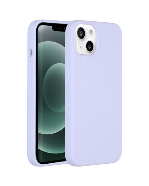 Accezz Liquid Silicone Backcover iPhone 13 Mini - Paars / Violett  / Purple