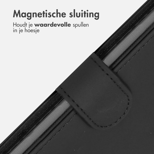 Accezz Wallet Softcase Bookcase iPhone 13 Mini - Zwart / Schwarz / Black