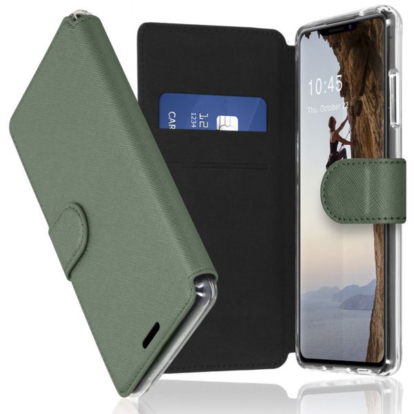 Accezz Xtreme Wallet Bookcase iPhone 13 - Lichtgroen / Hellgrün  / Light Green