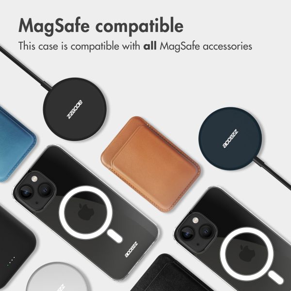Accezz Clear Backcover met MagSafe iPhone 13 Pro - Transparant / Transparent