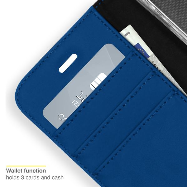 Accezz Wallet Softcase Bookcase Samsung Galaxy S22 Plus - Donkerblauw / Dunkelblau  / Dark blue