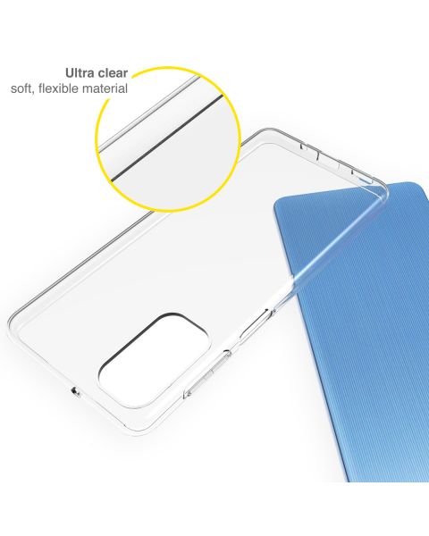 Accezz Clear Backcover Samsung Galaxy M52 - Transparant / Transparent