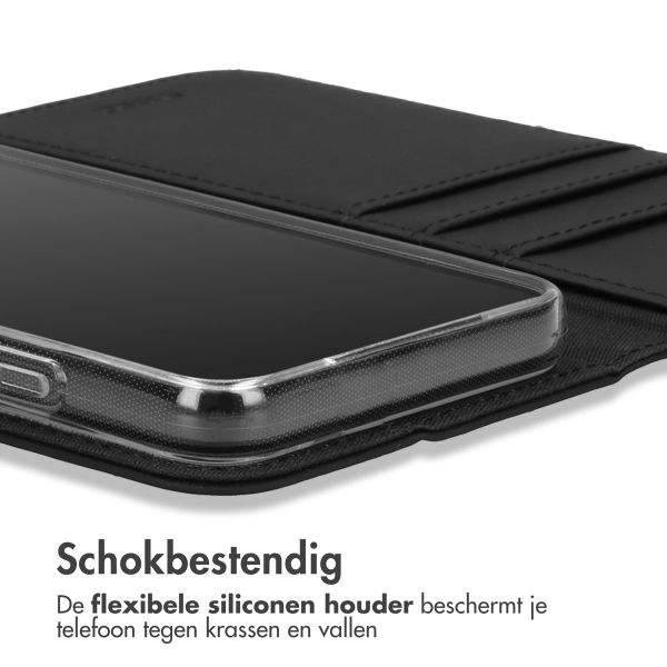 Accezz Wallet Softcase Bookcase Motorola Moto G60 - Zwart / Schwarz / Black