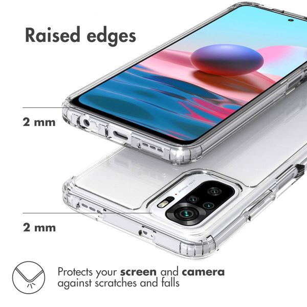 Accezz Xtreme Impact Backcover Xiaomi Redmi Note 10 (4G) - Transparant / Transparent