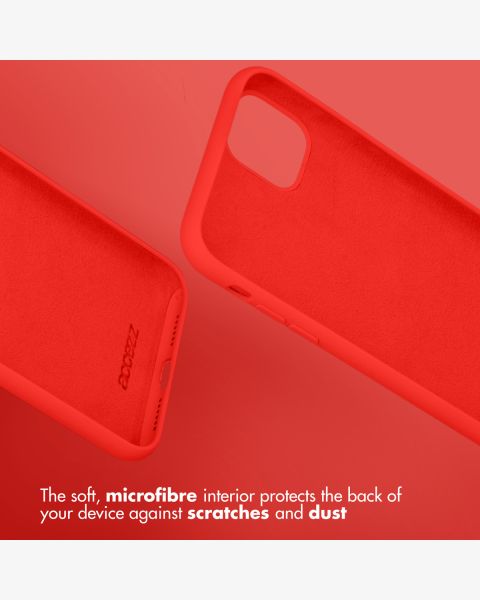 Accezz Liquid Silicone Backcover Samsung Galaxy A53 - Rood / Rot / Red