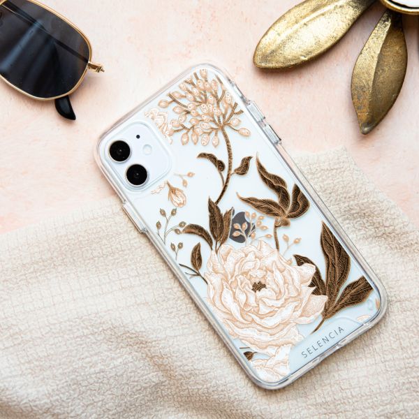 Selencia Zarya Fashion Extra Beschermende Backcover Samsung Galaxy A53 - Golden Flowers