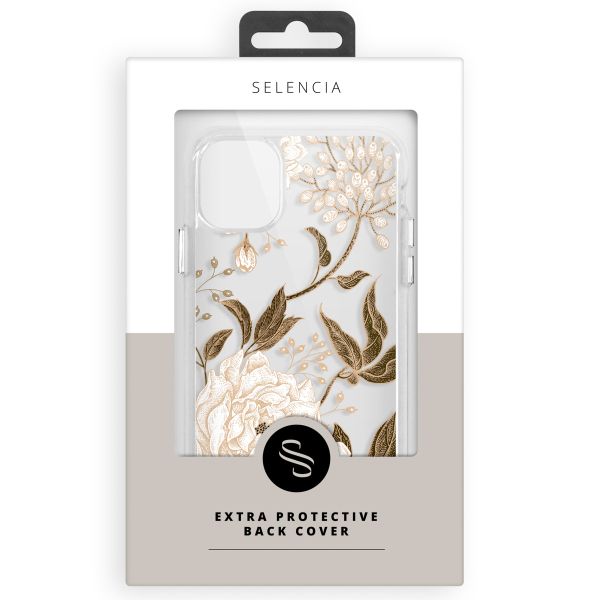 Selencia Zarya Fashion Extra Beschermende Backcover Samsung Galaxy A53 - Golden Flowers