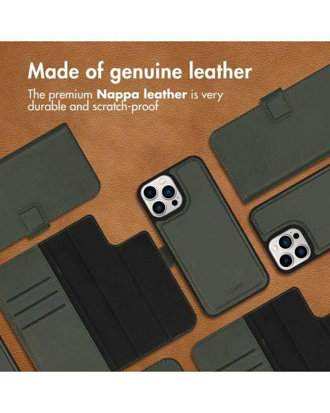 Accezz Premium Leather 2 in 1 Wallet Bookcase iPhone 13 Pro Max - Groen / Grün  / Green