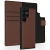 Accezz Premium Leather 2 in 1 Wallet Bookcase Samsung Galaxy S22 Ultra - Bruin / Braun  / Brown