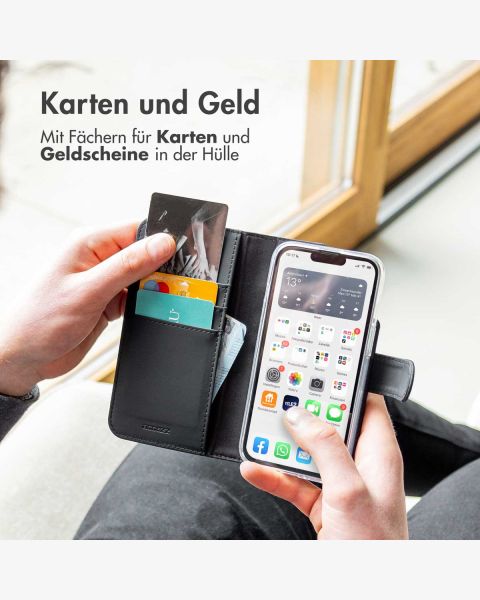 Accezz Wallet Softcase Bookcase Oppo A96 - Zwart / Schwarz / Black