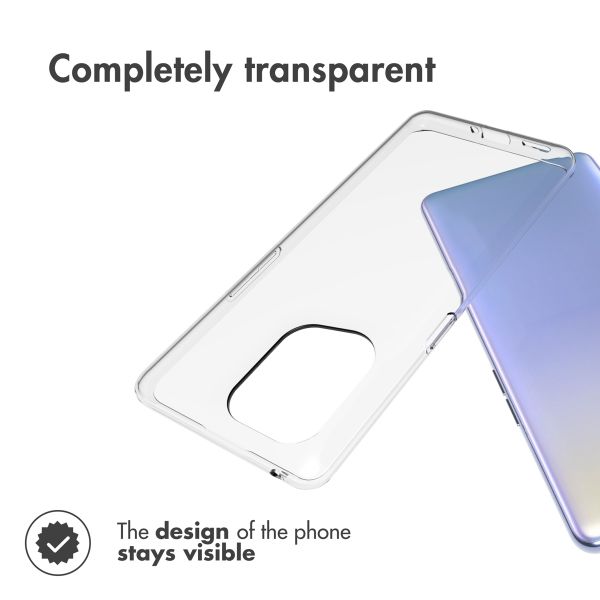 Accezz Clear Backcover Oppo Find X5 5G - Transparant / Transparent