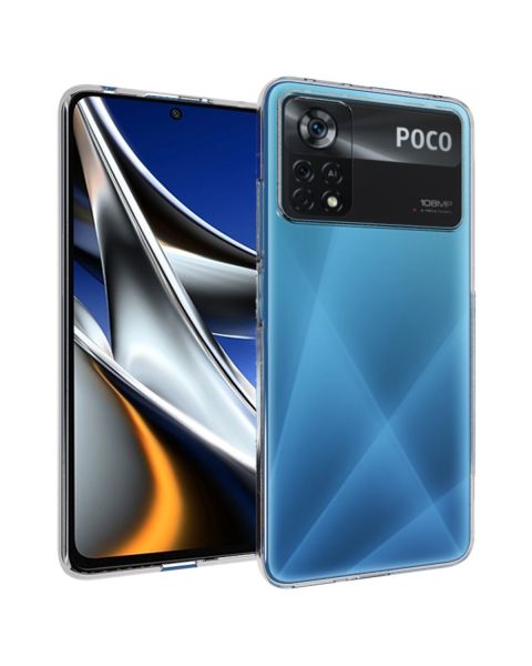 Accezz Clear Backcover Xiaomi Poco X4 Pro 5G - Transparant / Transparent