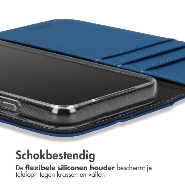 Accezz Wallet Softcase Bookcase iPhone 14 Plus - Donkerblauw / Dunkelblau  / Dark blue