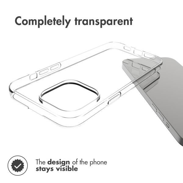 Accezz Clear Backcover iPhone 14 Pro Max - Transparant / Transparent