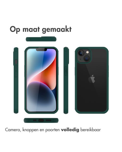 Accezz 360° Full Protective Cover iPhone 14 Plus - Groen / Grün  / Green