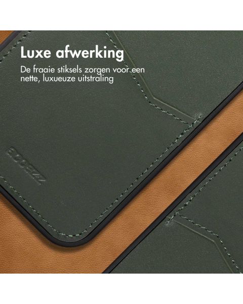 Accezz Premium Leather Card Slot Backcover iPhone 14 Pro Max - Groen / Grün  / Green