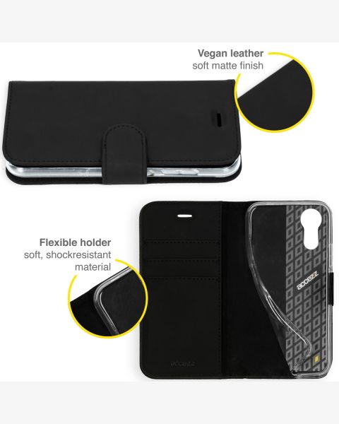 Accezz Industry Packaged Wallet Softcase Bookcase Samsung Galaxy Xcover 5 - Zwart / Schwarz / Black