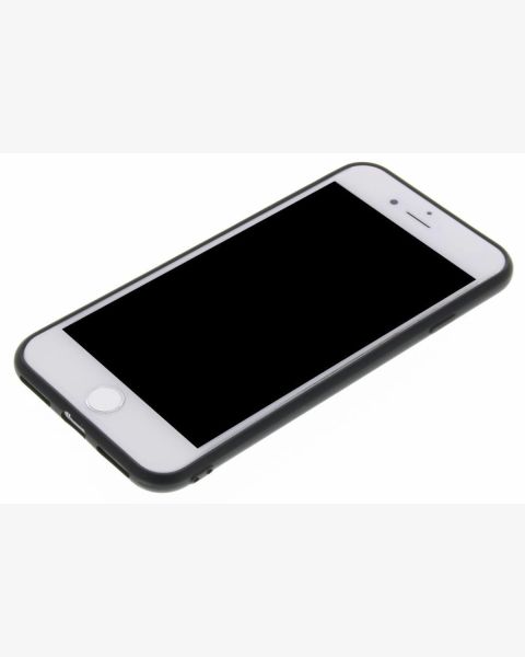 Accezz Color Backcover iPhone SE (2022 / 2020) / 8 / 7 - Zwart / Schwarz / Black