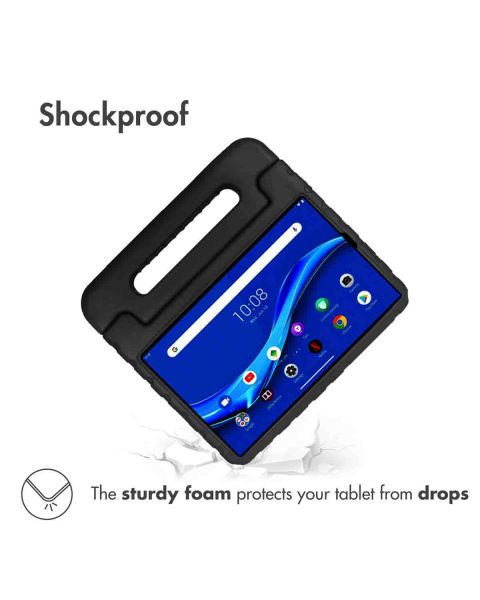 Accezz Kidsproof Backcover met handvat Lenovo Tab M10 Plus / M10 FHD Plus - Zwart / Schwarz / Black